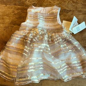 Laura Ashley London pink stripped fancy dress